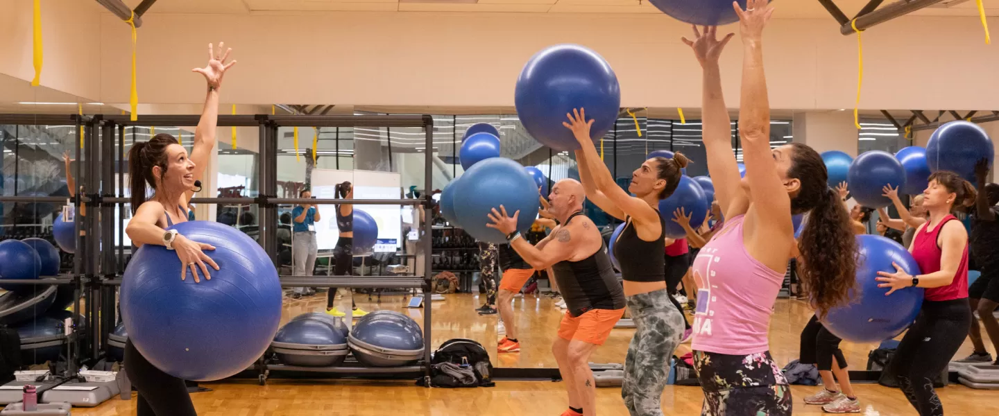 Group fitness class