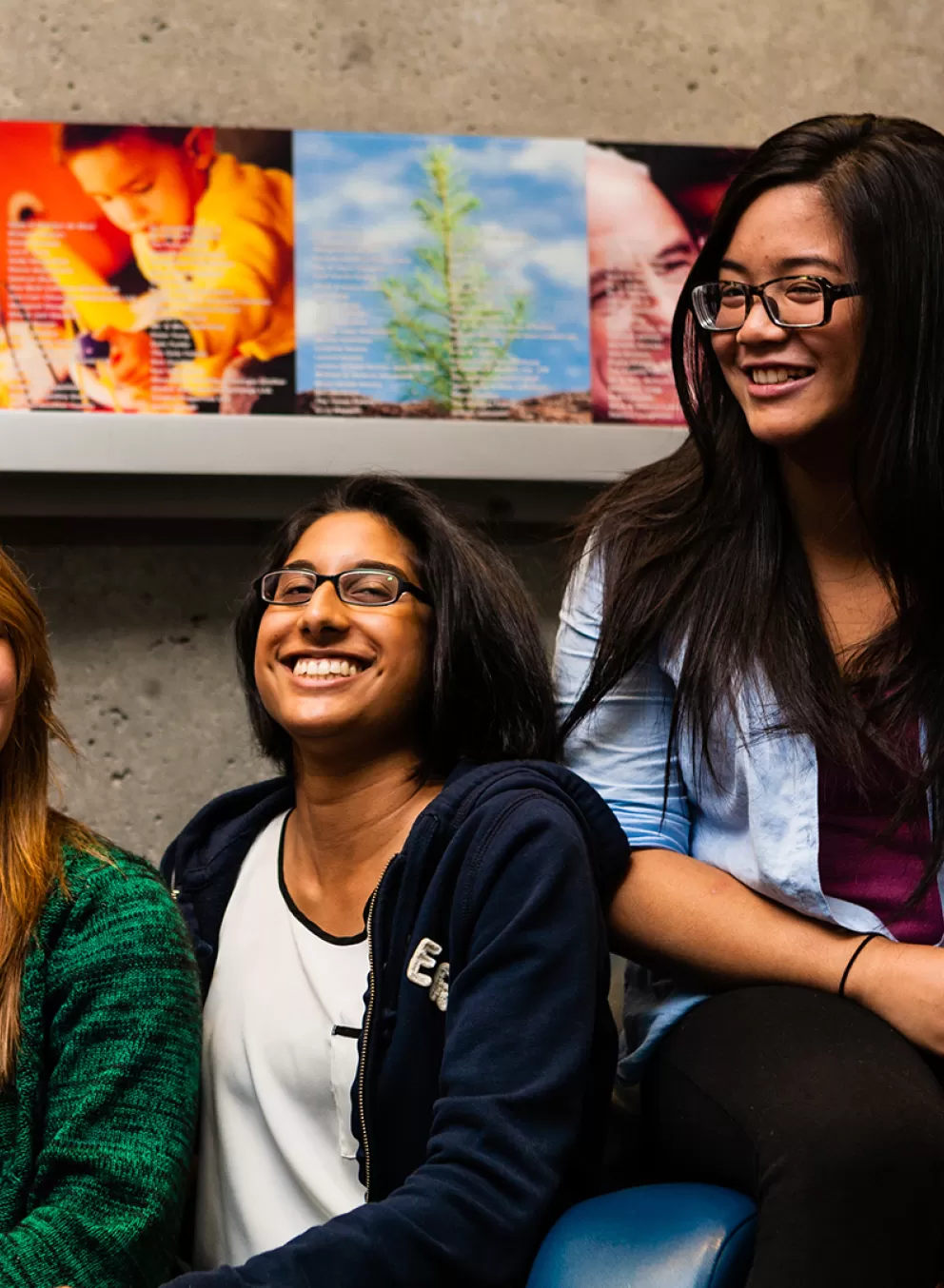 group of youth smiling