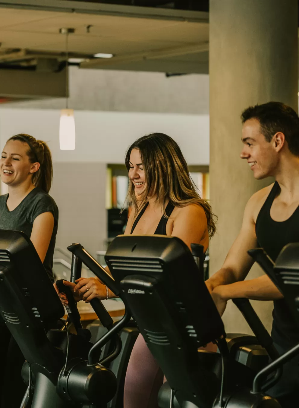 Health & Fitness - Members running on a treadmill