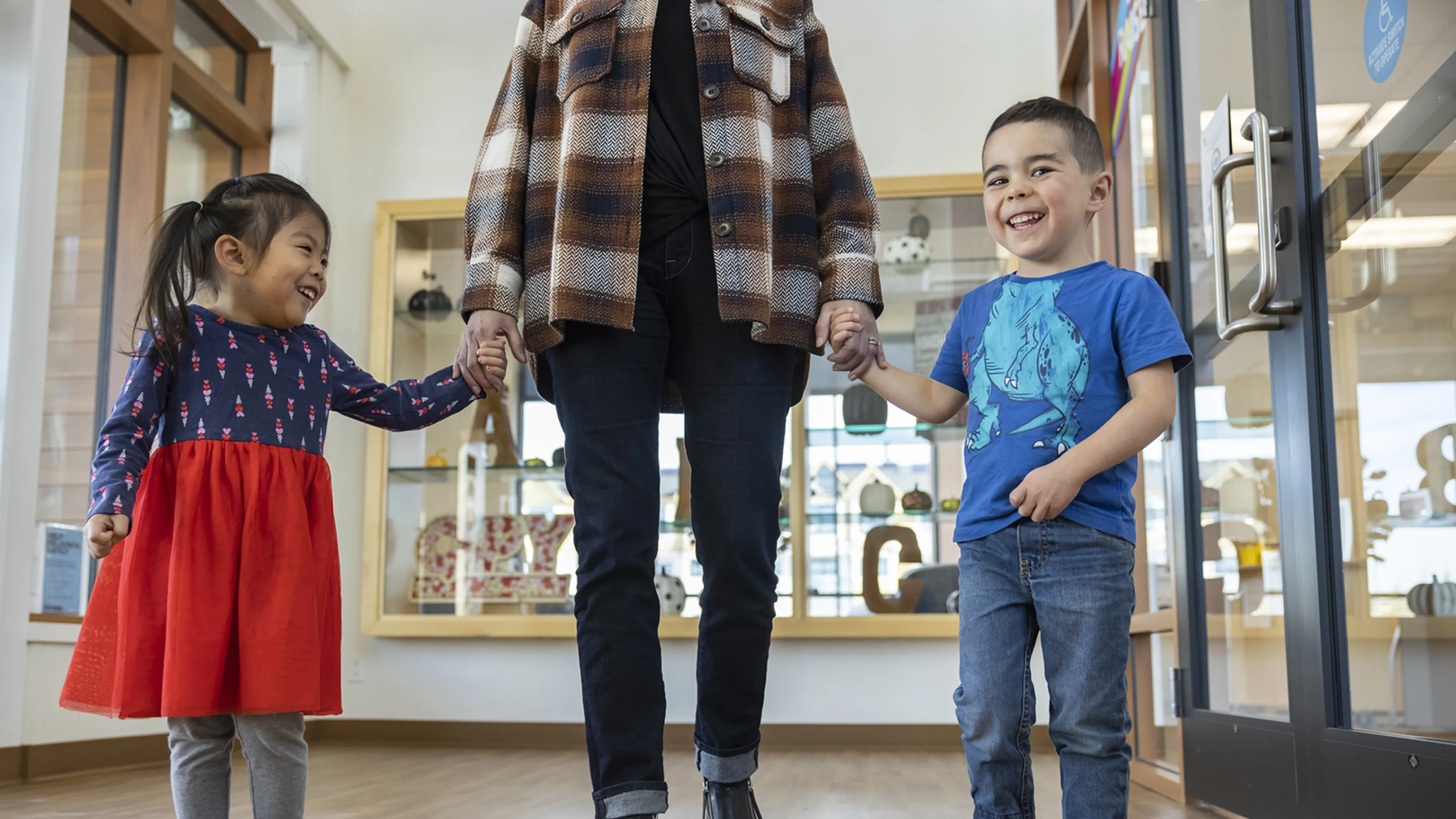 Children Hold hands
