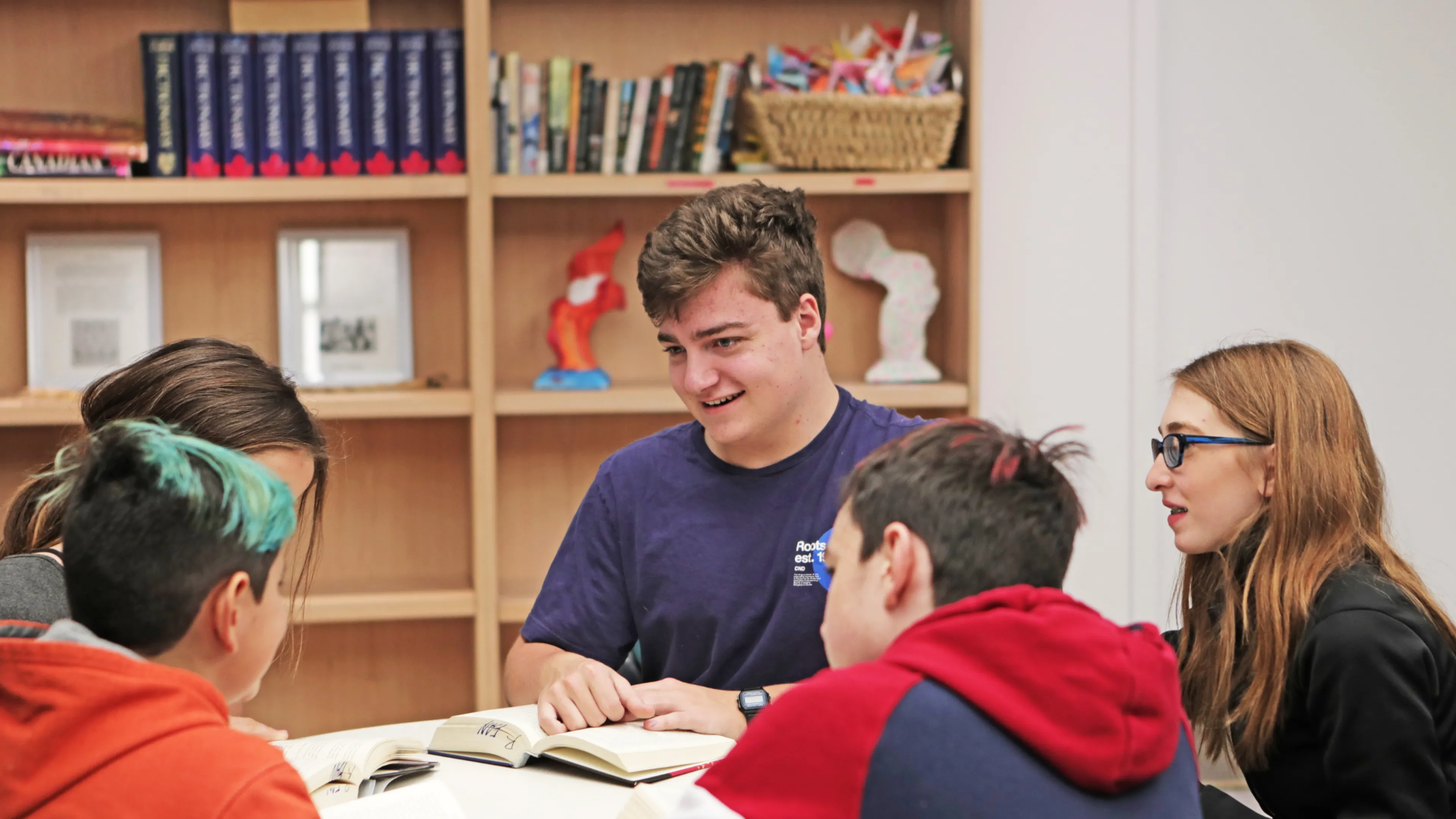 Back on Track by YMCA - Tutor and students in a classroom