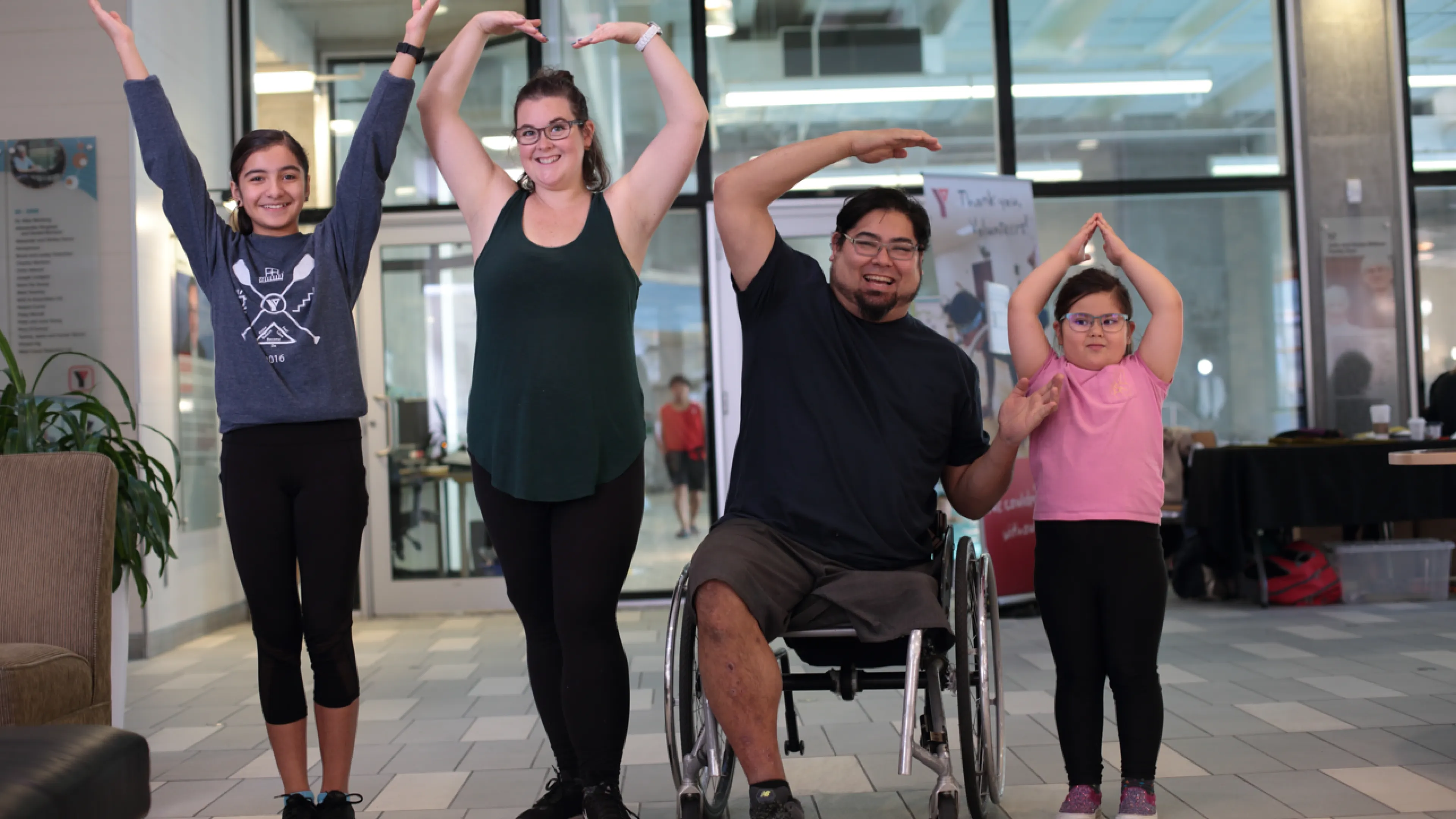 Family at YMCA