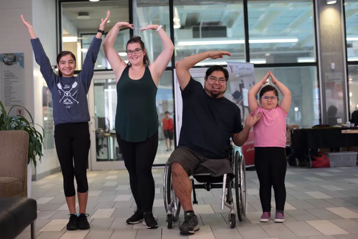 Family at YMCA